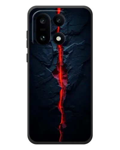 Чохол для OnePlus 15 з картинкою «Червона лавова тріщина»