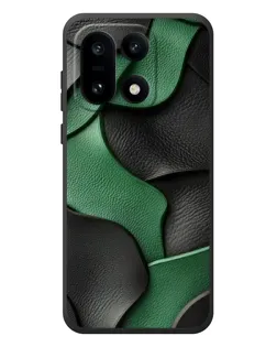 Чохол для OnePlus 15 з картинкою «Зелені шкіряні хвилі»