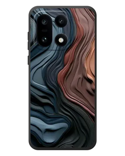 Чохол для OnePlus 15 з картинкою «Кольорові хвилі каньйону»