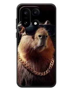 Чехол для OnePlus 15 с картинкой «Капибара золотая цепь» Чехол для OnePlus 15 с картинкой «Капибара золотая цепь»