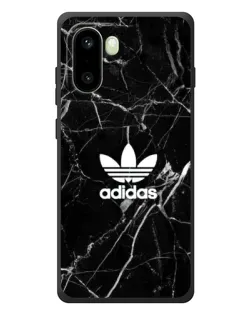 Чехол для OnePlus 15R с картинкой «Белый мрамор Adidas»