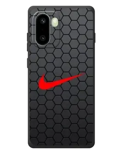 Чехол для OnePlus 15R с картинкой «Nike — карбоновая сетка»