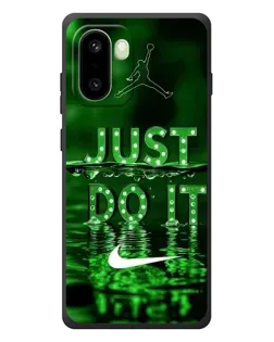 Чехол для OnePlus 15R с картинкой «Зеленый неоновый Nike»