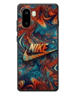 Чехол для OnePlus 15R с картинкой «Nike в абстракции»