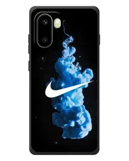 Чехол для OnePlus 15R с картинкой «Nike и синий дым»