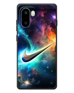 Чехол для OnePlus 15R с картинкой «Космический Nike Swoosh»