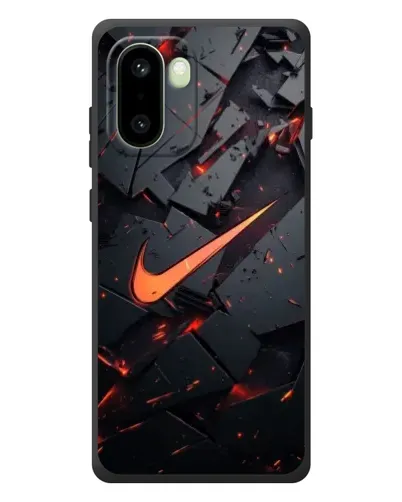 Чехол для OnePlus 15R с картинкой «Nike — эффект разломов»