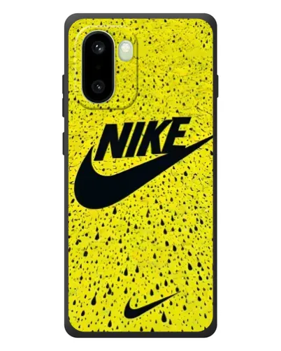 Чехол для OnePlus 15R с картинкой «Желтый текстурный Nike»