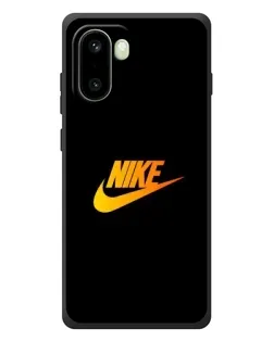 Чехол для OnePlus 15R с картинкой «Золотой логотип Nike»