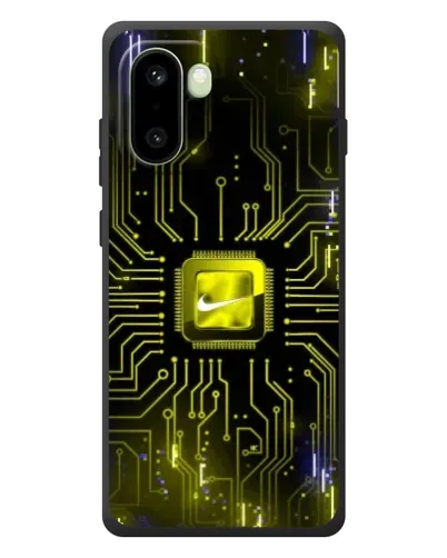 Чехол для OnePlus 15R с картинкой «Nike — золотая искра»