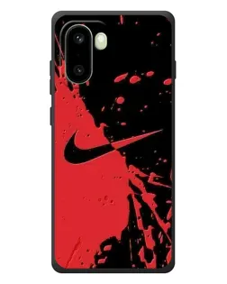 Чехол для OnePlus 15R с картинкой «Красные брызги Nike»