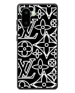 Чехол для OnePlus 15R с картинкой «Черно-белый узор LV» Чехол для OnePlus 15R с картинкой «Черно-белый узор LV»