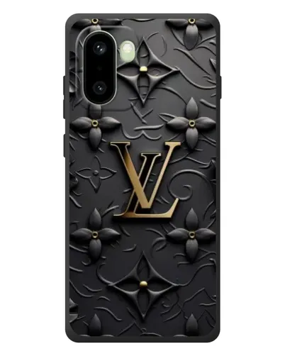 Чехол для OnePlus 15R с картинкой «Кожаная текстура LV»