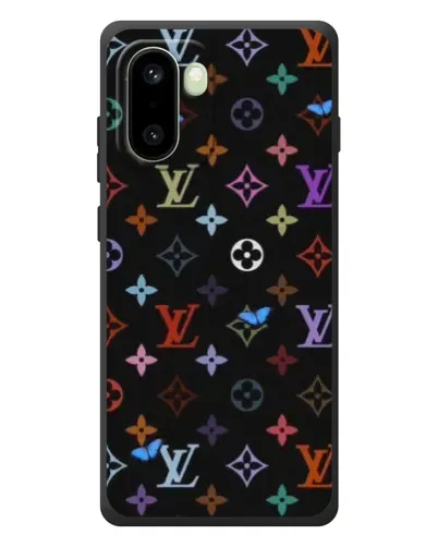 Чехол для OnePlus 15R с картинкой «Цветная монограмма LV»