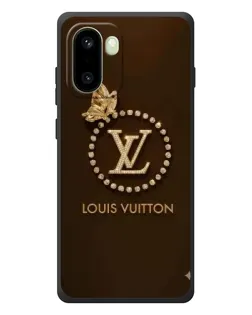 Чехол для OnePlus 15R с картинкой «LV — золотая печать»