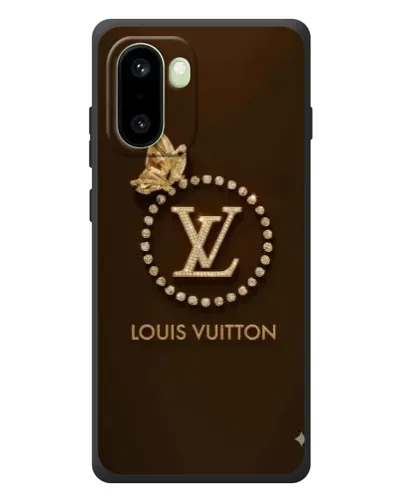 Чехол для OnePlus 15R с картинкой «LV — золотая печать»