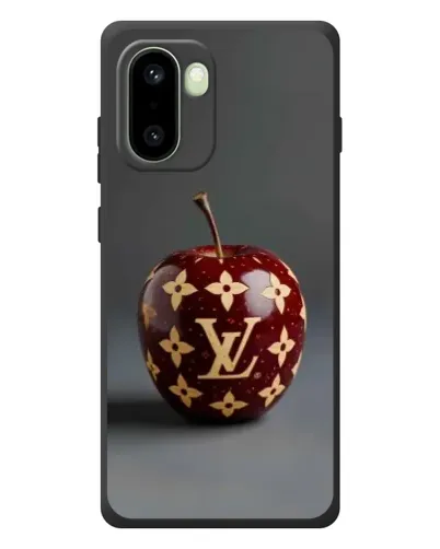 Чехол для OnePlus 15R с картинкой «Красное яблоко LV»