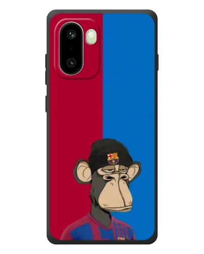 Чехол для OnePlus 15R с картинкой «Bored Ape — фанат Барсы»