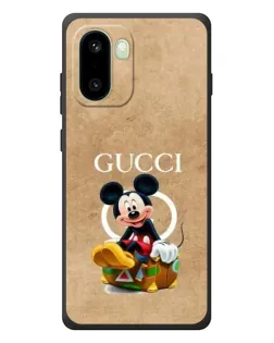 Чехол для OnePlus 15R с картинкой «Микки Маус Gucci — крафт»