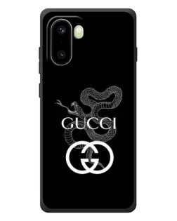 Чехол для OnePlus 15R с картинкой «Gucci — серебряная змея»