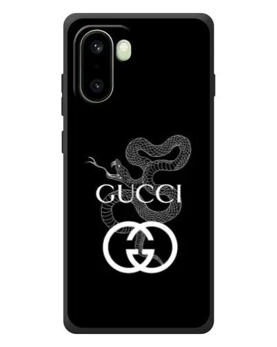 Чехол для OnePlus 15R с картинкой «Gucci — серебряная змея»
