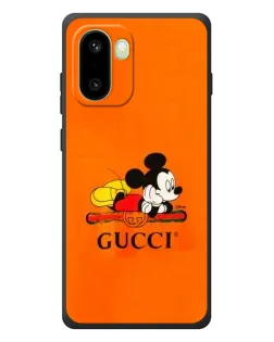Чохол для OnePlus 15R з картинкою «Міккі Маус Gucci — помаранч»