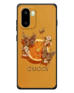 Чохол для OnePlus 15R з картинкою «Gucci — золоті метелики»