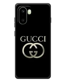 Чохол для OnePlus 15R з картинкою «Gucci — золото на чорному»