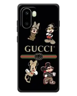 Чохол для OnePlus 15R з картинкою «Gucci — герої Disney та монограма»