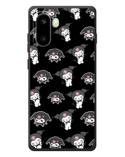 Чохол для OnePlus 15R з картинкою «Чорний паттерн Kuromi» Чохол для OnePlus 15R з картинкою «Чорний паттерн Kuromi»