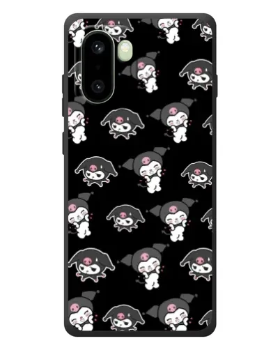 Чохол для OnePlus 15R з картинкою «Чорний паттерн Kuromi»