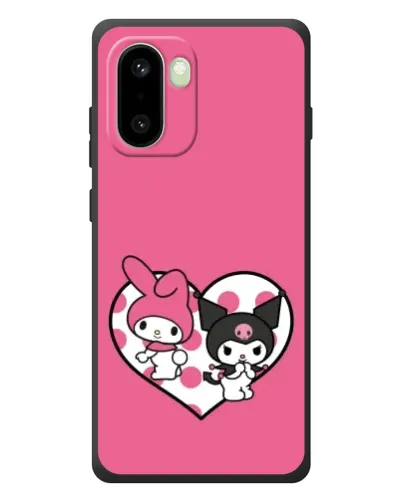 Чохол для OnePlus 15R з картинкою «Kuromi та My Melody»