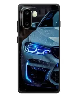 Чехол для OnePlus 15R с картинкой «Взгляд BMW с синими фарами» Чехол для OnePlus 15R с картинкой «Взгляд BMW с синими фарами»