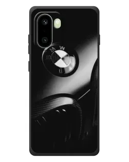 Чехол для OnePlus 15R с картинкой «Эмблема BMW — макро»