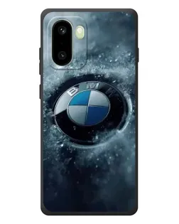 Чехол для OnePlus 15R с картинкой «Логотип BMW — лед»