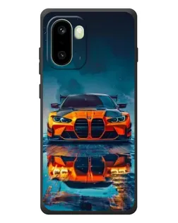 Чехол для OnePlus 15R с картинкой «BMW — золотая эмблема»