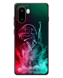 Чехол для OnePlus 15R с картинкой «PUBG — огненный воин»