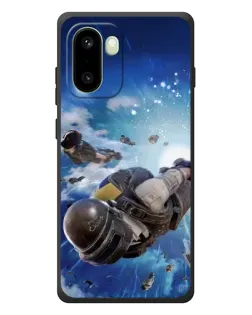 Чехол для OnePlus 15R с картинкой «Десант PUBG — прыжок»