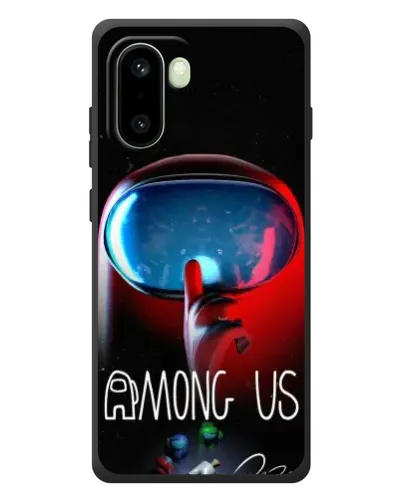 Чехол для OnePlus 15R с картинкой «Красный импостер — макро» Чехол для OnePlus 15R с картинкой «Красный импостер — макро»
