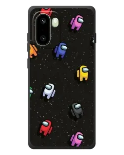 Чехол для OnePlus 15R с картинкой «Космический паттерн Among Us»