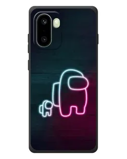 Чехол для OnePlus 15R с картинкой «Among Us неон-арт»