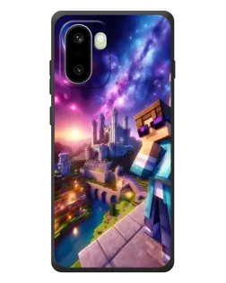Чехол для OnePlus 15R с картинкой «Стив и космос»