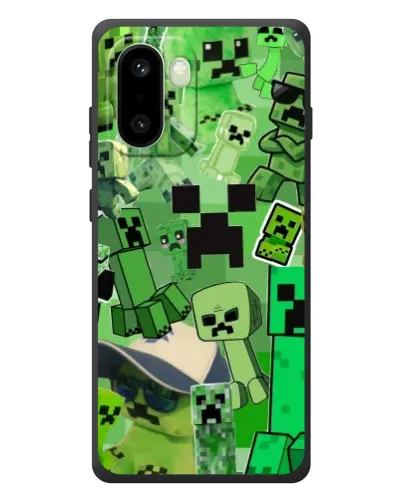 Чехол для OnePlus 15R с картинкой «Криперы Minecraft»