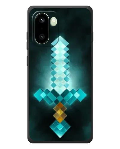 Чехол для OnePlus 15R с картинкой «Алмазный меч неон»