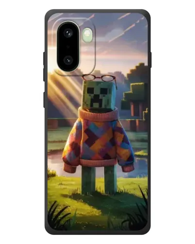 Чехол для OnePlus 15R с картинкой «Крипер в свитере»