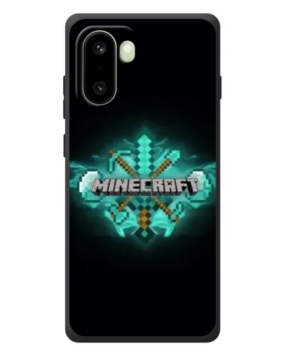 Чехол для OnePlus 15R с картинкой «Minecraft Diamond лого»