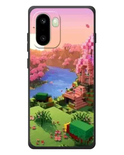 Чехол для OnePlus 15R с картинкой «Розовое дерево Minecraft»