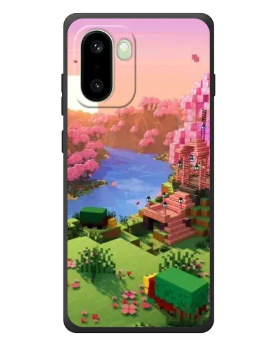 Чехол для OnePlus 15R с картинкой «Розовое дерево Minecraft»