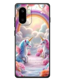 Чохол для OnePlus 15R з картинкою «Веселка і єдинороги»
