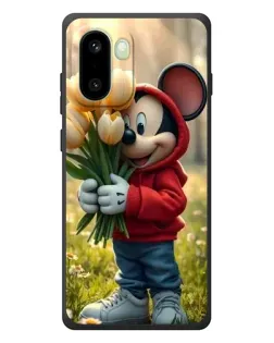 Чохол для OnePlus 15R з картинкою «Міккі з тюльпанами»
